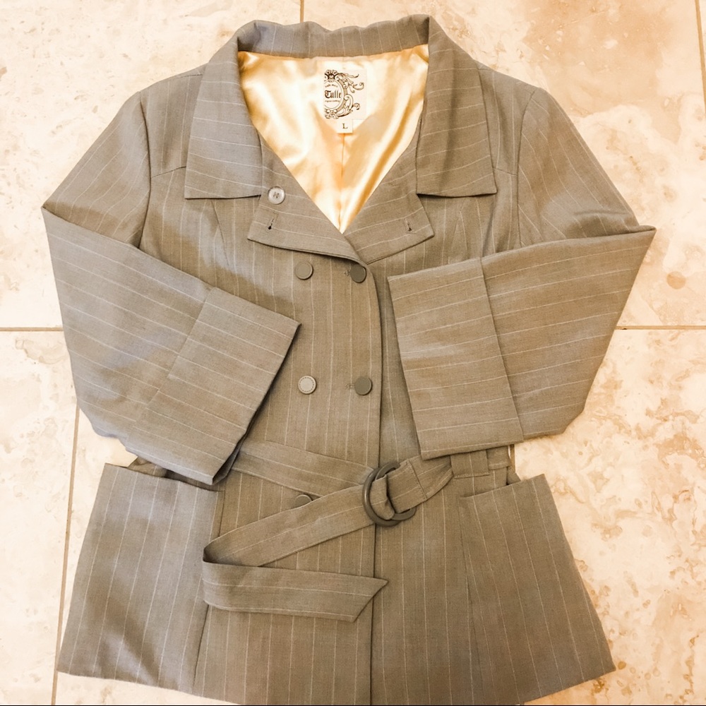 🌹 BOGO 1/2 OFF! Tulle Anthro pinstripe pantsuit